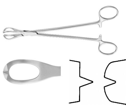 КОРНЦАНГ ДЛЯ БІЛИЗНИ ЛЕЙН, ПРЯМИЙ, 195 ММ